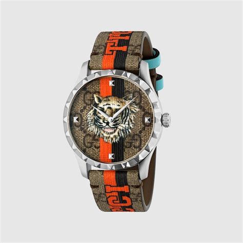 gucci tiger watch mens|gucci tiger supreme sale.